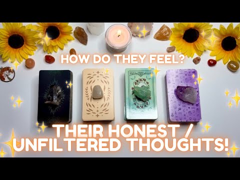 Their HONEST / UNFILTERED Thoughts About You!💭💗🥺 **ULTRA DETAILED Tarot Reading!