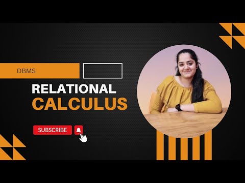 RELATIONAL CALCULUS #dbms #dbmstutorials #dbmslectures #rupali