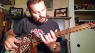 Deepseed Guitars Acoustic Demo- Handcrafted- Cigar Box Guitar Style