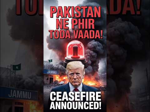 #Trump Announced Ceasefire, Pakistan Broke It!"