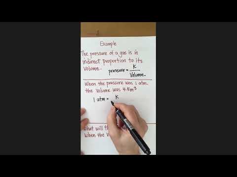 Saxon Algebra 2 Lesson 60 Indirect Variation