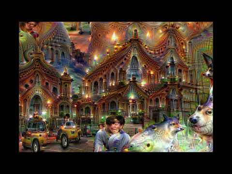 The Persistence of Memory by Salvador Dali in deep dream
