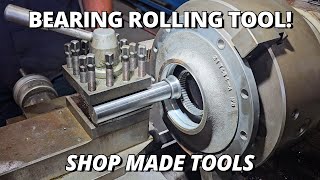 Making a ROLLING TOOL to Lock a Bearing Sleeve | Shop Made Tools