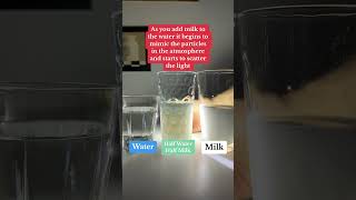 Light Scattering Experiment! #Science #STEM #ScienceExperiments #Shorts