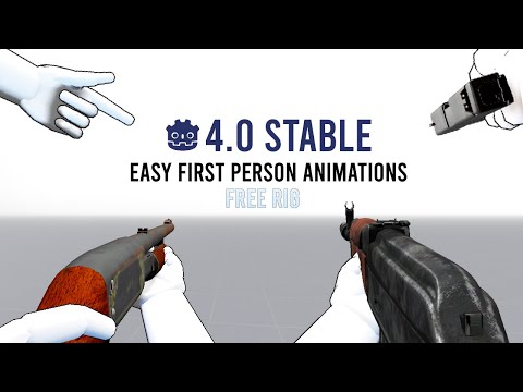 Godot 4 Easy First Person Animation! (2023)