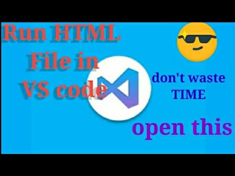 run html file in vs code| How to run html file in vs code