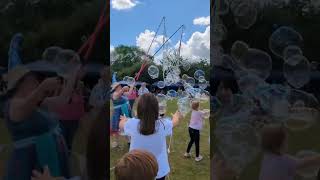 Bubbles! Entertaining Kids with 1000s of BIG Bubbles 🫧 Bubbly Heaven
