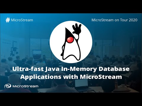 Create In-Memory Database Apps with Java & MicroStream | JUG München (German)