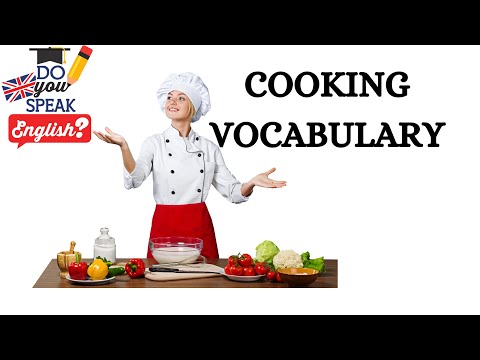 COOKING VOCABULARY in English