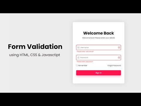 how to make login page using HTML CSS and JavaScript