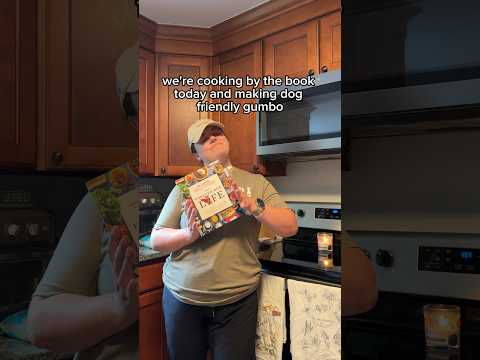 I ate dog food! Trying Forever Dog Life recipes: dog friendly gumbo. #homemadedogfood #dogmom
