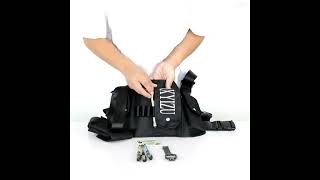 🎒 Harness the Future: Techwear Chest Bag Revealed! #CyberCarry #FrontTech #Cyberpunk #Techwear