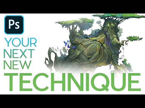 Fast Painting Technique in Photoshop