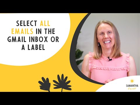 How to select ALL emails in the Gmail inbox or a label