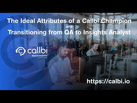 The Ideal Attributes of a Callbi Champion