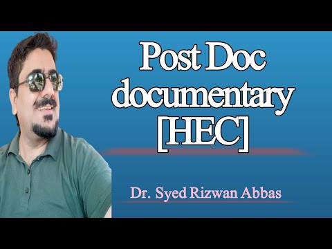 Postdoc documentary for HEC