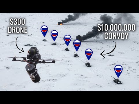 Ukrainian DIY Drones Taken Out Million-Dollar Worth Tank Convoy, BUT how?