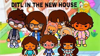 DITL IN THE NEW HOUSE 🏠🤩||*WITH VOICE*|| Toca Boca roleplay