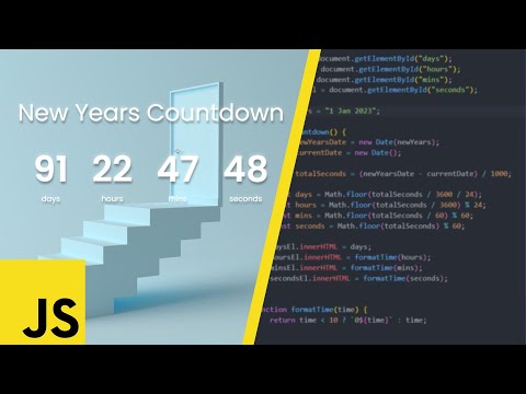 Simple Javascript Project - Countdown Timer BEGINNER TUTORIAL