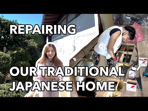 Repairing our traditional Japanese home.