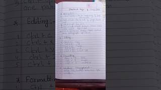 Shortcut key of a computer #class #cseducation  #learningcs #trendingshorts #csclasses #viralshort