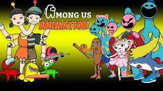 어몽어스 Among Us in Squid Game 2 (Italian Brainrot ,Doey Family ,R.E.P.O ) | AMONG US FUNNY ANIMATION