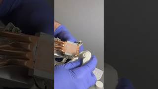 How To Clean Thermal Paste OFF of CPU Heatsink ✨#techinsomnia