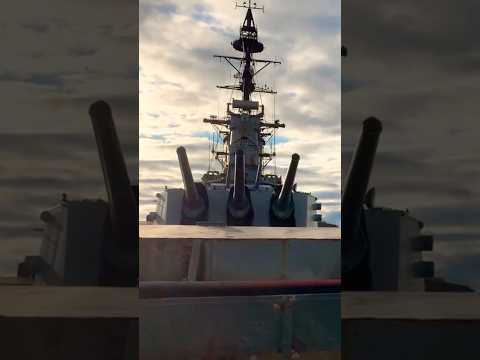 Riding USS Salem’s Aircraft Elevator #history #navalhistory #worldofwarships