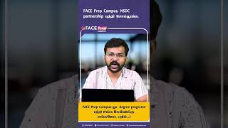 National Skill Development Corporation Partnership with FACE Prep Campus #placement #certification