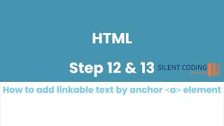 How to add linkable text by anchor element I HTML Step 12 & 13 FreeCodeCamp