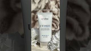 d’Alba Essence Sunscreen Review | SPF 50+ Glow Finish ✨#spfglow #ashortsaday