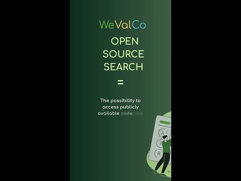 WeValCo Open Source Search