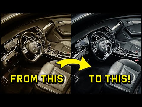 B8/8.5  Audi A4/S4 Interior LED upgrade + projector puddle light DIY