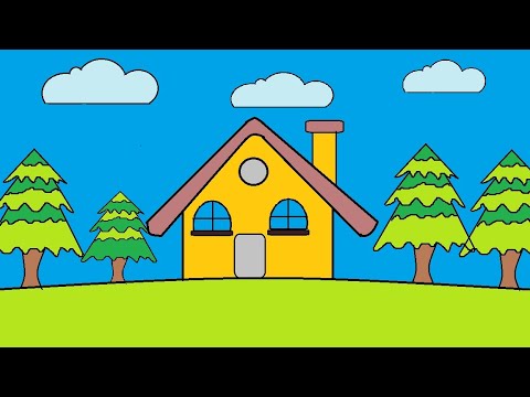 how to make a hut in MS Paint 🎨🖌️🧑‍🎨@dice_computer@