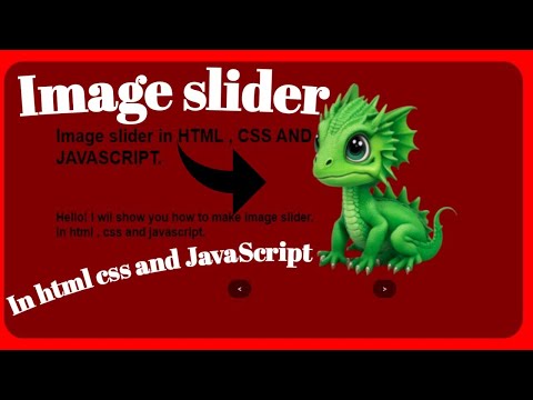 how to make image slider in html css and javascript/ image slider banane ka tarika in HTML and css
