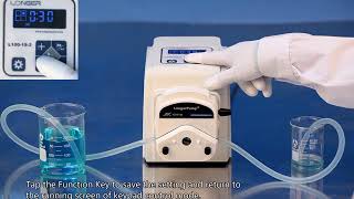 L100 1S 2 Peristaltic Pump Timing Function