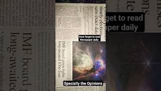 Why 45 mins of daily newspaper reading is essential for CSS preparation