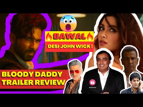 देसी John Wick | Bloody Daddy ट्रेलर Review | स्टेरिंग Shahid Kapoor | Jio Cinema