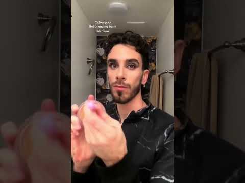 GRWM easy glam makeup routine #nonbinarymakeup #nonbinarypride #unholy