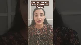 What Is Functional Testing With Example #interviewquestions #questionanswer #testing #manualtesting