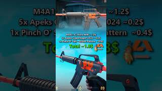 Crafts below 5$ #2 - M4A1-S Nitro #cs2 #craft #cs2craft #cs2skins #memes