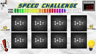 Slow to Fast Say The Word On Beat Speed Challenge 54 | SPEED EDITION | Fast Rhythm |