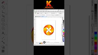 Simple Shape, Fantastic Result in CorelDRAW! #coreldraw #logodesign #logo #designer #illustrator