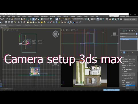 3d max camera settings.