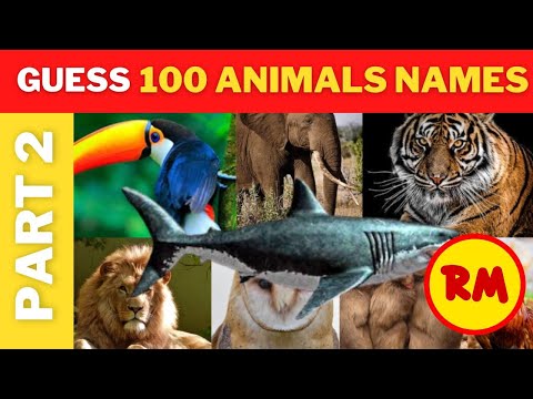 Guess the animals name in 3 sec | 100 animals | quiz guessing game