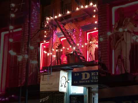 Fire Escape concert Lower East Side, Manhattan during Covid.