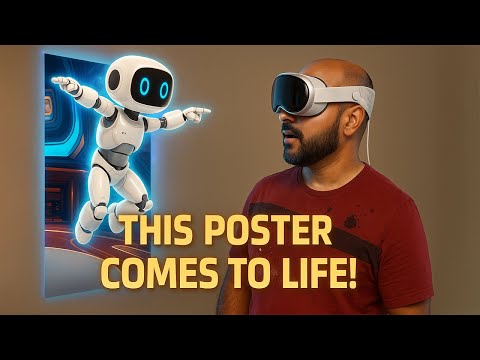 How I Made a Poster Come to Life on Apple Vision Pro