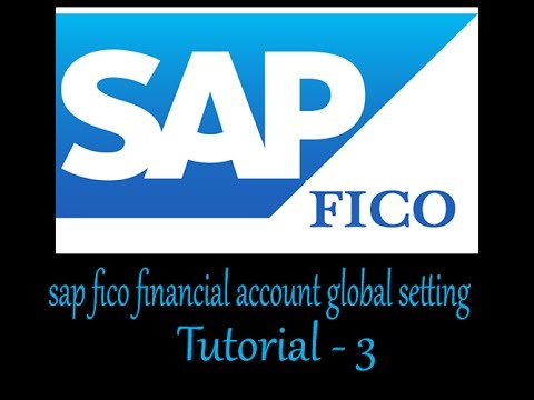 sap fico financial account global setting part - 2 - sap fico training  - video tutorial