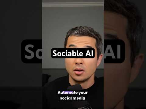 Automate Your Social Media Engagement with Sociable AI.  #SociableAI #AIForMarketing #productlaunch