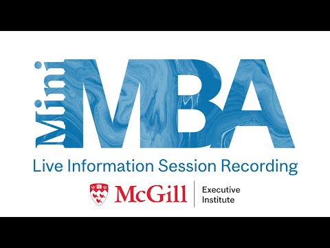 Mini-MBA Live Information Session March 25th 2023